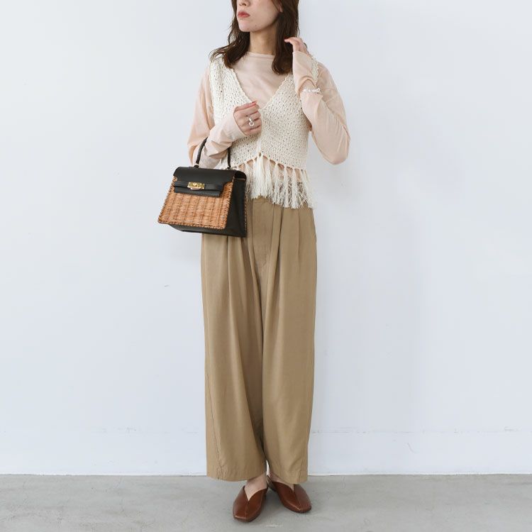 twisted cotton sheer jersey long sleeve Tee ツイステッドコットン シアージャージー ロングスリーブTシャツ