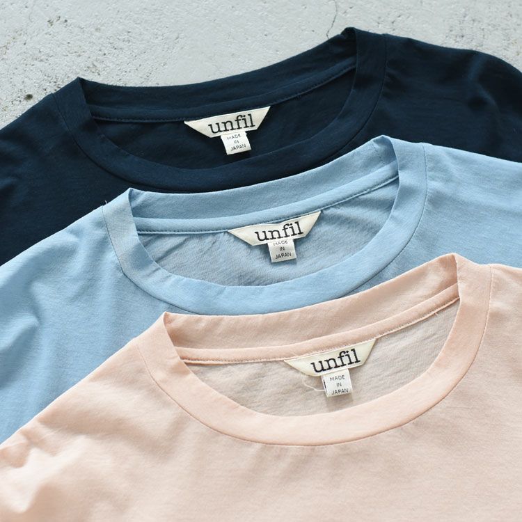 twisted cotton sheer jersey long sleeve Tee ツイステッドコットン シアージャージー ロングスリーブTシャツ