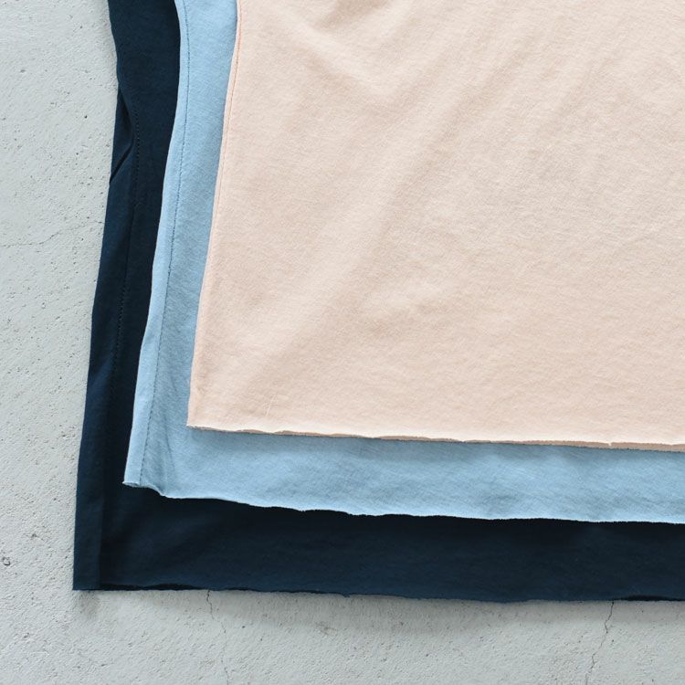 twisted cotton sheer jersey long sleeve Tee ツイステッドコットン シアージャージー ロングスリーブTシャツ