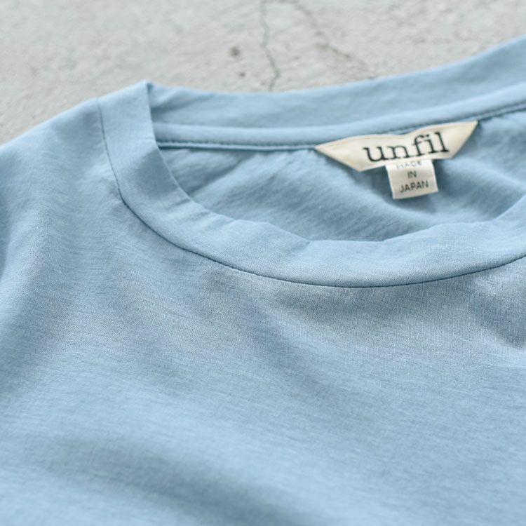 twisted cotton sheer jersey long sleeve Tee ツイステッドコットン シアージャージー ロングスリーブTシャツ