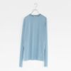 twisted cotton sheer jersey long sleeve Tee ツイステッドコットン シアージャージー ロングスリーブTシャツ