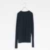 twisted cotton sheer jersey long sleeve Tee ツイステッドコットン シアージャージー ロングスリーブTシャツ