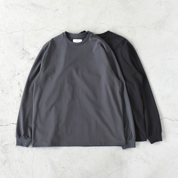 CREW NECK L/S TEE 40/2 ORGANIC COTTON KNIT クルーネックロングスリーブTシャツ オーガニックコットン26G天竺