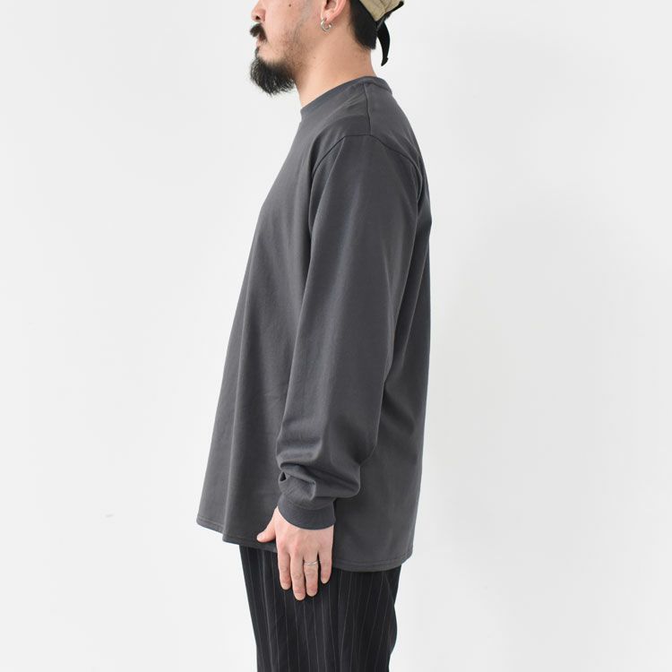 CREW NECK L/S TEE 40/2 ORGANIC COTTON KNIT クルーネックロングスリーブTシャツ オーガニックコットン26G天竺