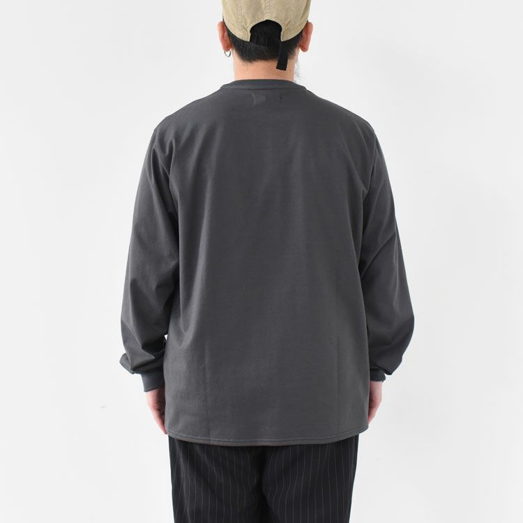 CREW NECK L/S TEE 40/2 ORGANIC COTTON KNIT クルーネックロングスリーブTシャツ オーガニックコットン26G天竺