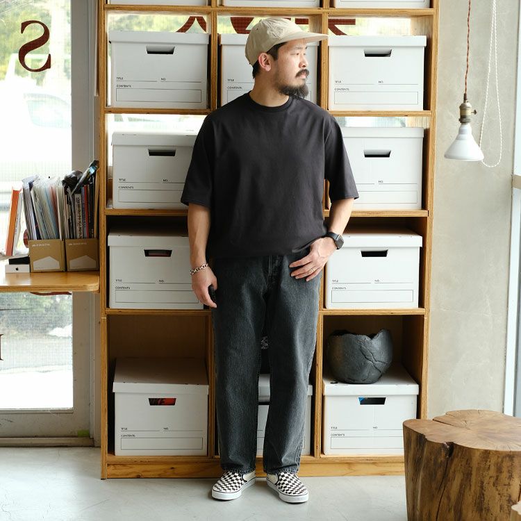 CREW NECK TEE 40/2 ORGANIC COTTON KNIT クルーネックTシャツ オーガニックコットン26G天竺