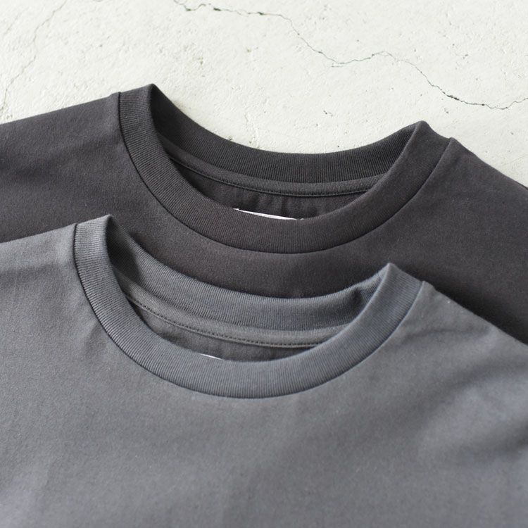 CREW NECK TEE 40/2 ORGANIC COTTON KNIT クルーネックTシャツ オーガニックコットン26G天竺
