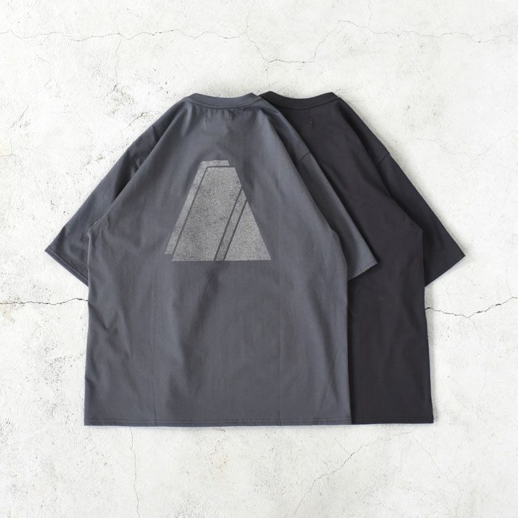 PRINT TEE "LAYERED PYRAMID" 40/2 ORGANIC COTTON KNIT プリントTシャツ"LAYERED PYRAMID" オーガニックコットン26G天竺