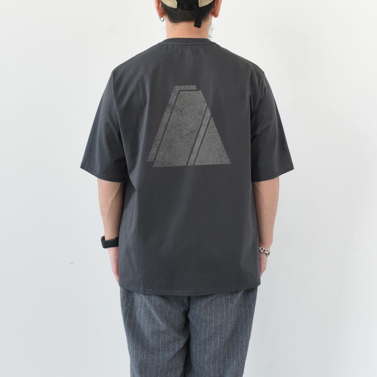 PRINT TEE "LAYERED PYRAMID" 40/2 ORGANIC COTTON KNIT プリントTシャツ"LAYERED PYRAMID" オーガニックコットン26G天竺