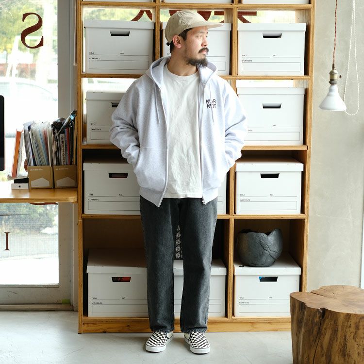 LOGO ZIP UP HOODIE ロゴジップアップフーディー