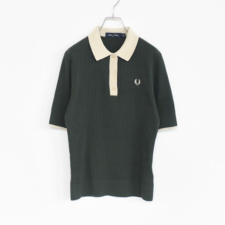 Mesh Knit Polo Shirt メッシュニットポロシャツ