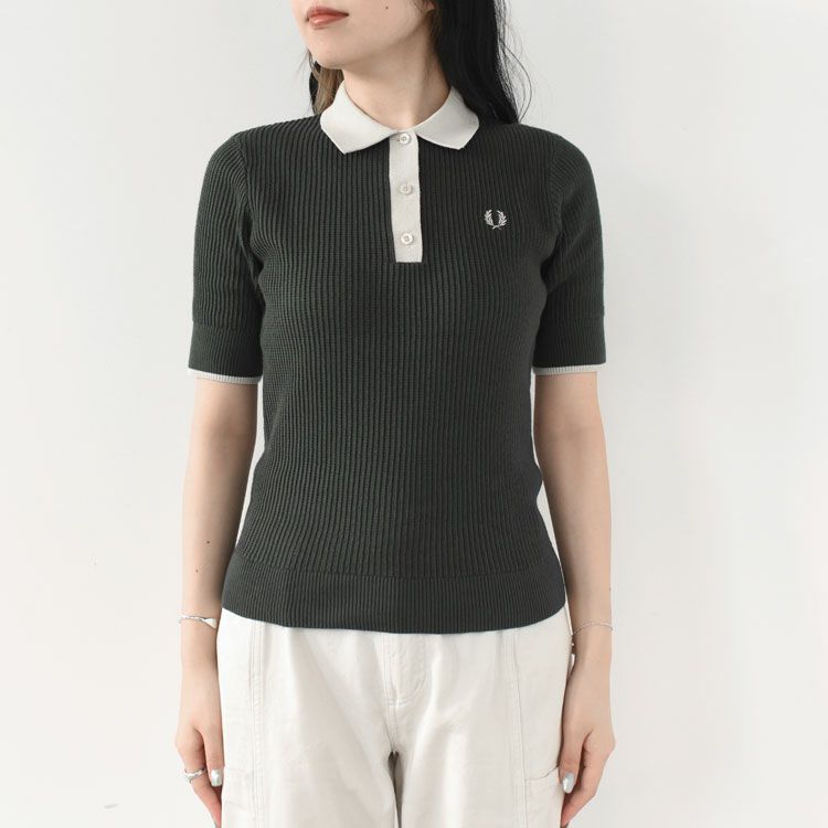 Mesh Knit Polo Shirt メッシュニットポロシャツ