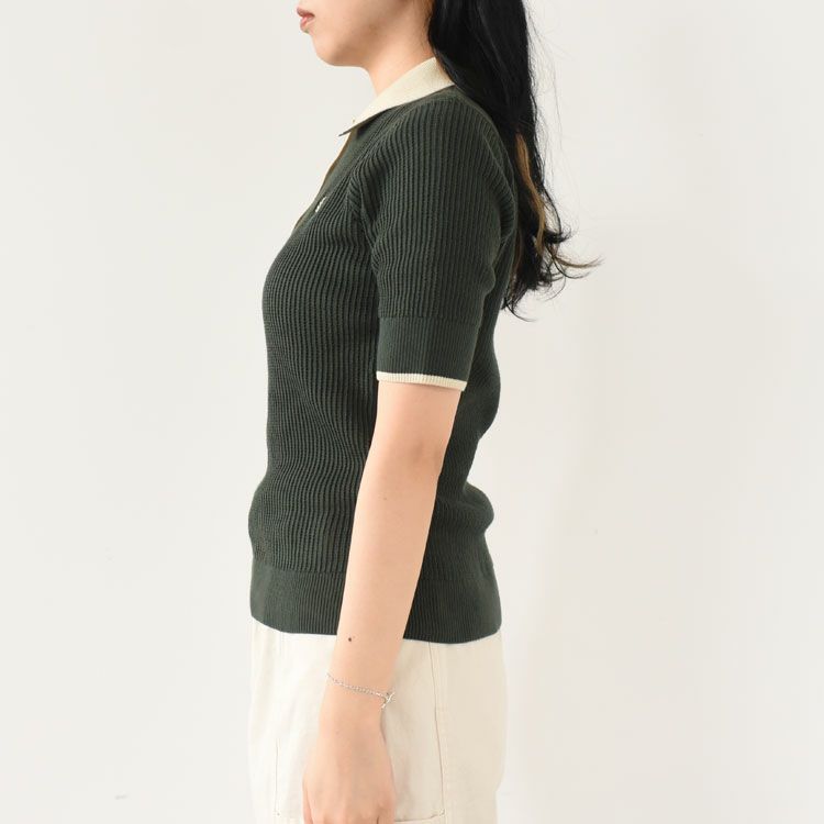 Mesh Knit Polo Shirt メッシュニットポロシャツ