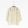 Open-Collar Mesh Knit Shirt オープンカラーメッシュニットシャツ