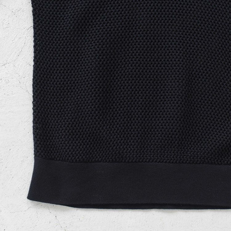 Open-Knit Polo Shirt オープンニットポロシャツ