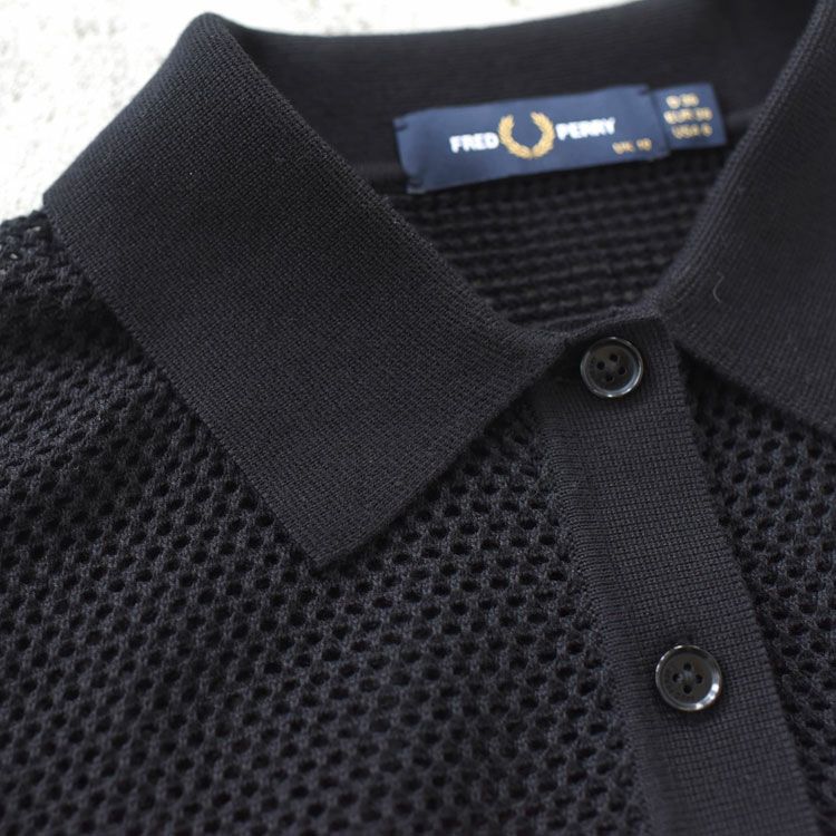 Open-Knit Polo Shirt オープンニットポロシャツ