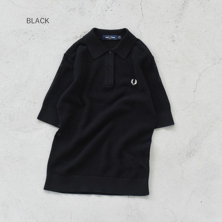 フレッドペリー　ニットポロシャツ　KNIT POLO SHIRT Cotton Knitted Polo Shirt(M 324：CINNAMON): | FRED PERRY