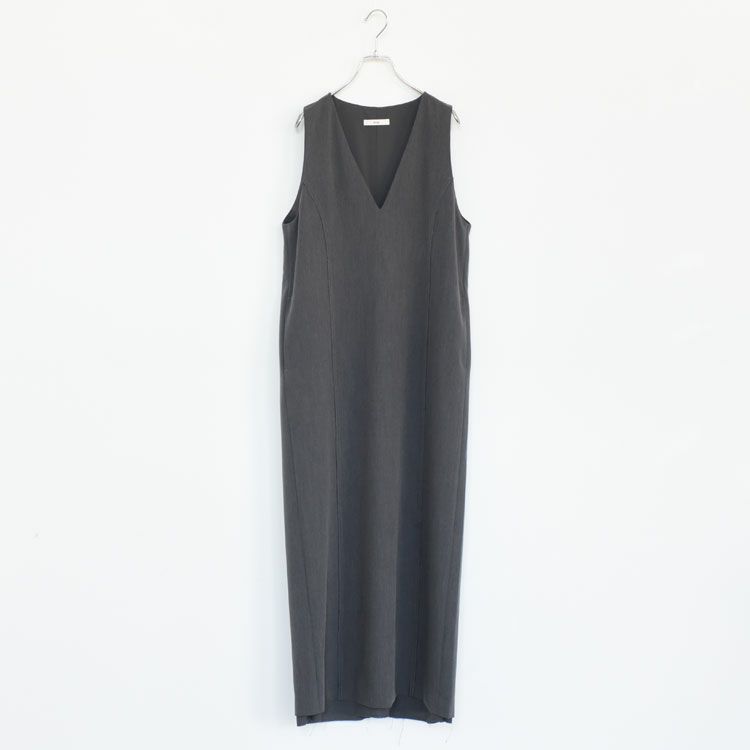 Cutoff Vneck Onepiece カットオフ Vネックワンピース/anuke 