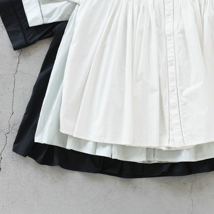 Baran_PIN TUCK SHIRT バラン ピンタックシャツ