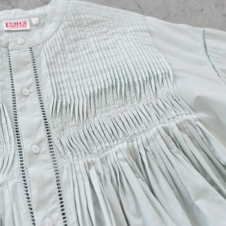 Baran_PIN TUCK SHIRT バラン ピンタックシャツ