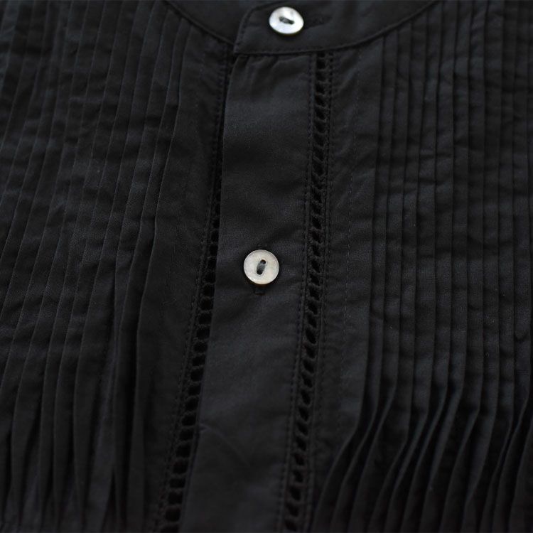Baran_PIN TUCK SHIRT バラン ピンタックシャツ