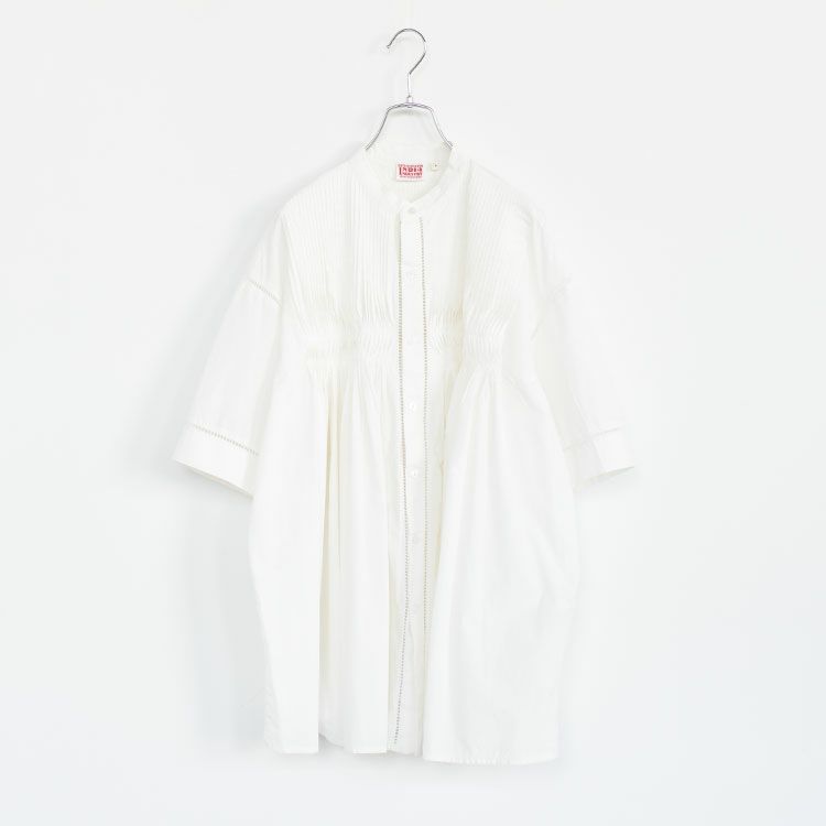 Baran_PIN TUCK SHIRT バラン ピンタックシャツ
