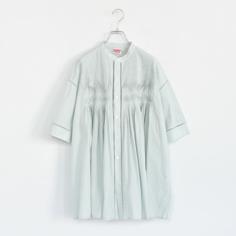 Baran_PIN TUCK SHIRT バラン ピンタックシャツ