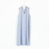 V neck long gilet onepiece Vネック ロングジレ ワンピース