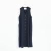 V neck long gilet onepiece Vネック ロングジレ ワンピース