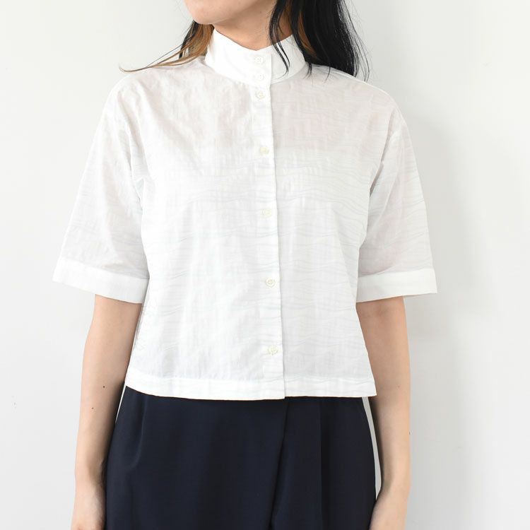 CALM SS OKKAKE SHIRT カルム ショートスリーブ オッカケシャツ