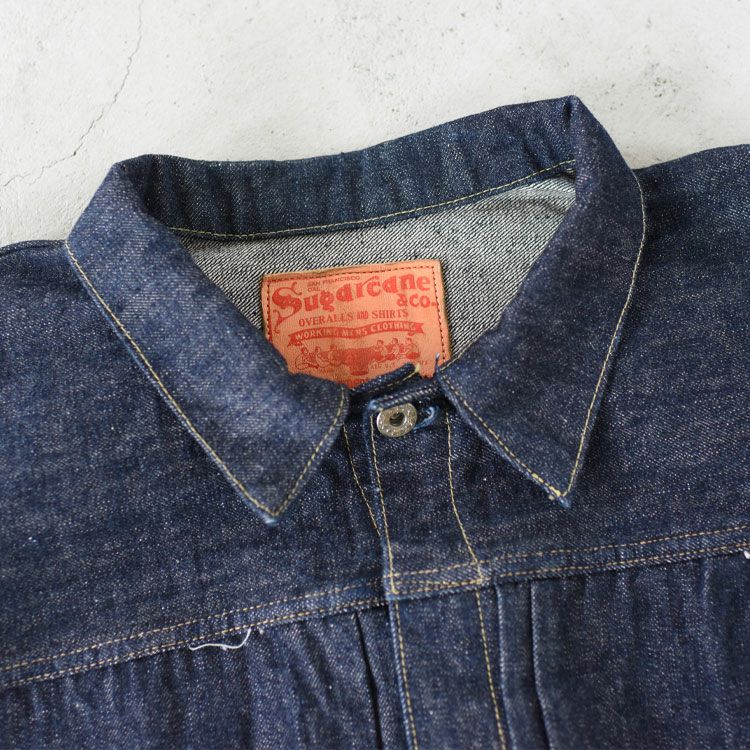 SUGAR CANE Super “Denim” Collectibles #10 14oz. BLUE DENIM BLOUSE “S1945” MODEL (T-BACK)