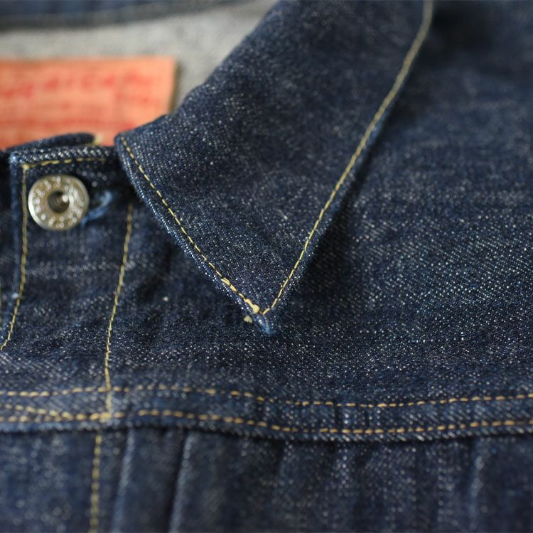 SUGAR CANE Super “Denim” Collectibles #10 14oz. BLUE DENIM BLOUSE “S1945” MODEL (T-BACK)