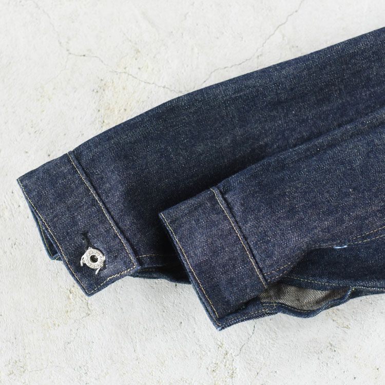 SUGAR CANE Super “Denim” Collectibles #10 14oz. BLUE DENIM BLOUSE “S1945” MODEL (T-BACK)