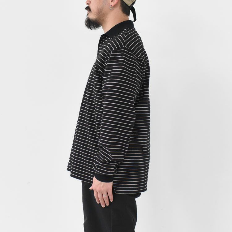 ORGANIC COTTON HIGH TWISTED PIQUE TWO BUTTON POLO L/S TEE オーガニックコットン強燃ドライカノコ / 2ボタンポロロングスリーブTEE