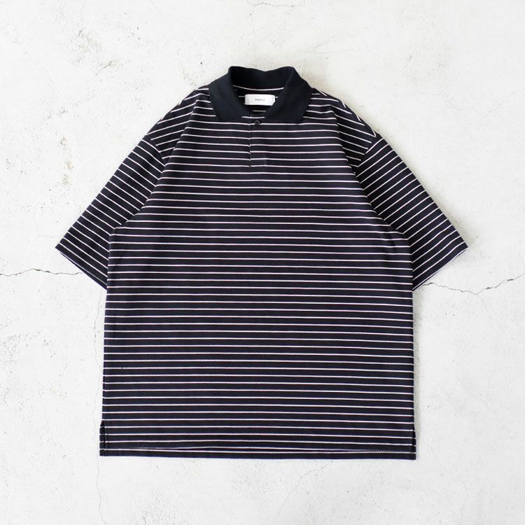 ORGANIC COTTON HIGH TWISTED PIQUE ONE BUTTON POLO S/S TEE オーガニックコットン強燃ドライカノコ / ワンボタンポロショートスリーブTEE