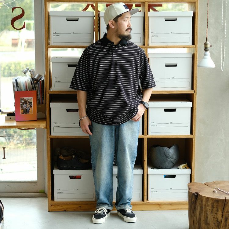 ORGANIC COTTON HIGH TWISTED PIQUE ONE BUTTON POLO S/S TEE オーガニックコットン強燃ドライカノコ / ワンボタンポロショートスリーブTEE