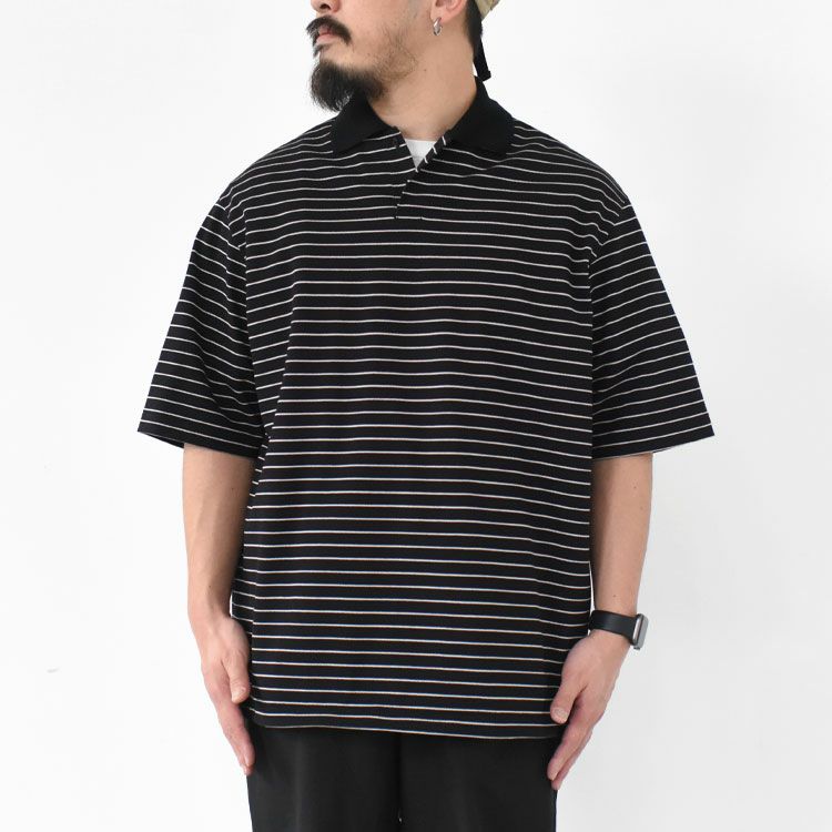 ORGANIC COTTON HIGH TWISTED PIQUE ONE BUTTON POLO S/S TEE オーガニックコットン強燃ドライカノコ / ワンボタンポロショートスリーブTEE