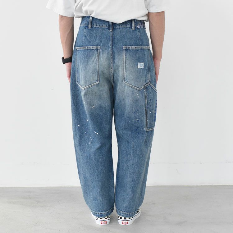 TRIBAL DENIM SARROUEL PANTS HW トライバルデニム デニムサルエルパンツ