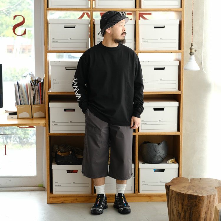ECO HYBRID SLV LOGO L/S TEE エコハイブリッドスリーブロゴロングスリーブTシャツ