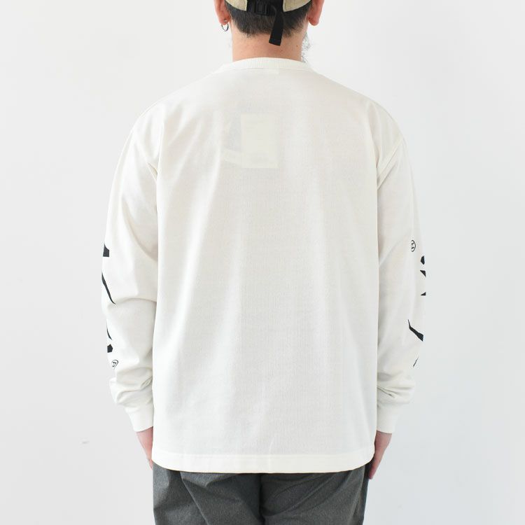 ECO HYBRID SLV LOGO L/S TEE エコハイブリッドスリーブロゴロングスリーブTシャツ