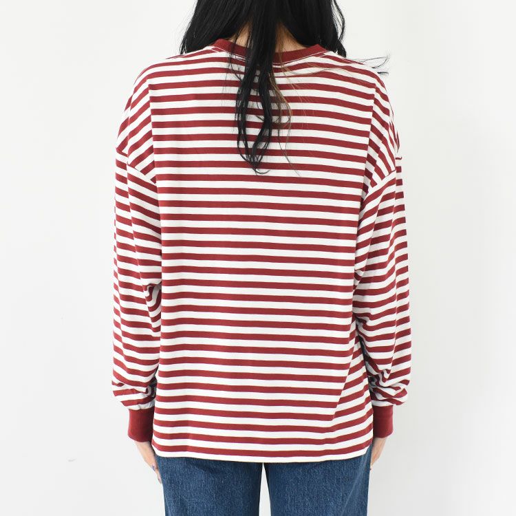 FRENCH STRIPED LONG SLEEVE TEE フレンチストライプロングスリーブTシャツ