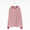 FRENCH STRIPED LONG SLEEVE TEE フレンチストライプロングスリーブTシャツ