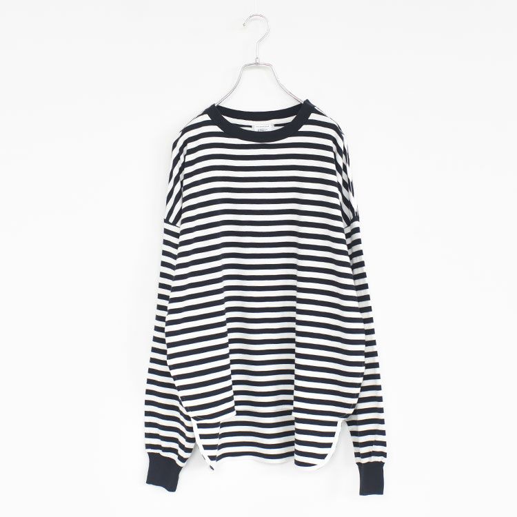 FRENCH STRIPED LONG SLEEVE TEE フレンチストライプロングスリーブTシャツ
