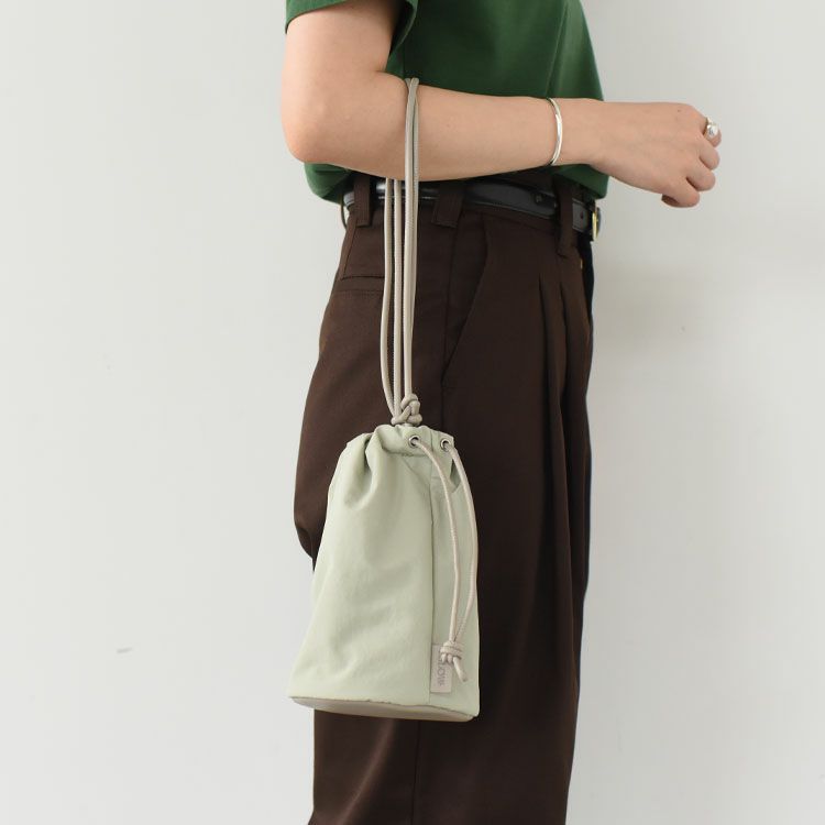 NYLON I-LINED DRAWSTRING BAG ナイロン Iライン ドローストリングバッグ