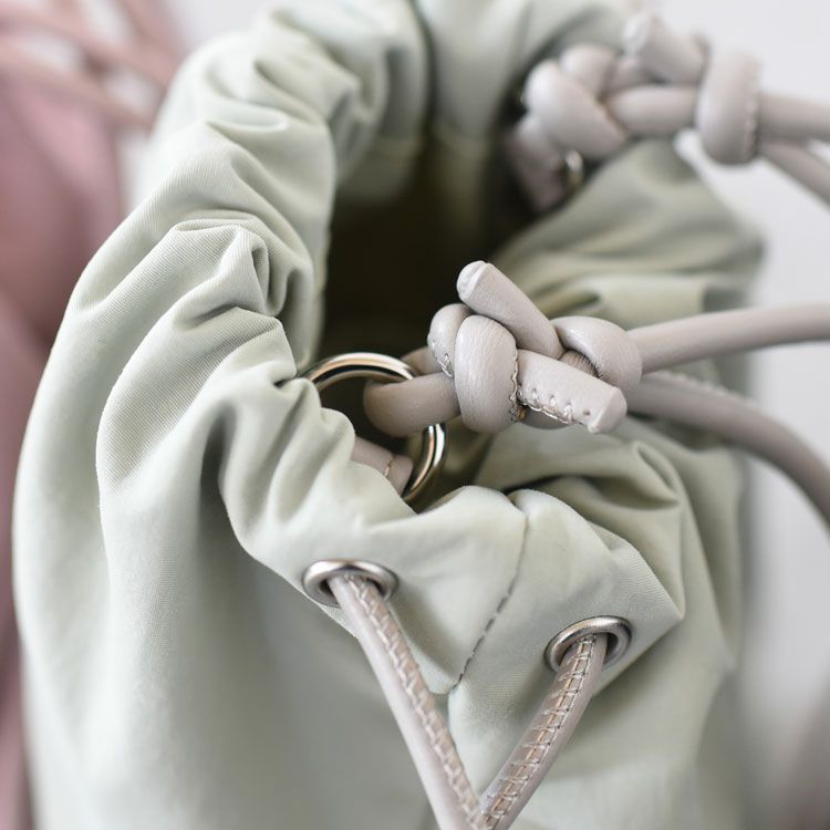 NYLON I-LINED DRAWSTRING BAG ナイロン Iライン ドローストリングバッグ