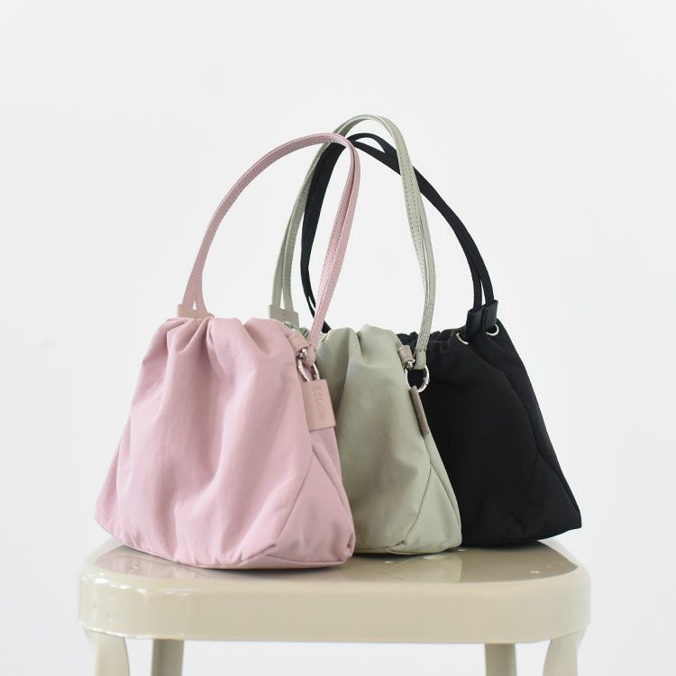 NYLON DRAWSTRING SHOULDER BAG ナイロン ドローストリング ショルダーバッグ