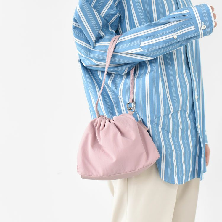 NYLON DRAWSTRING SHOULDER BAG ナイロン ドローストリング ショルダーバッグ