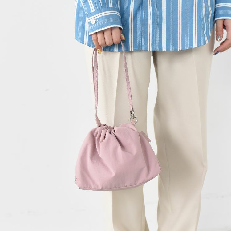 NYLON DRAWSTRING SHOULDER BAG ナイロン ドローストリング ショルダーバッグ