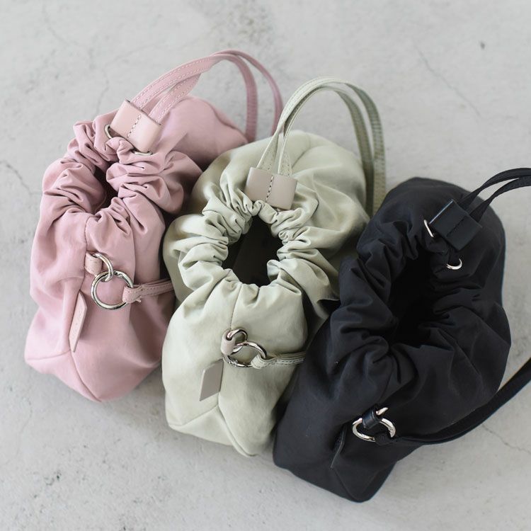 NYLON DRAWSTRING SHOULDER BAG ナイロン ドローストリング ショルダーバッグ