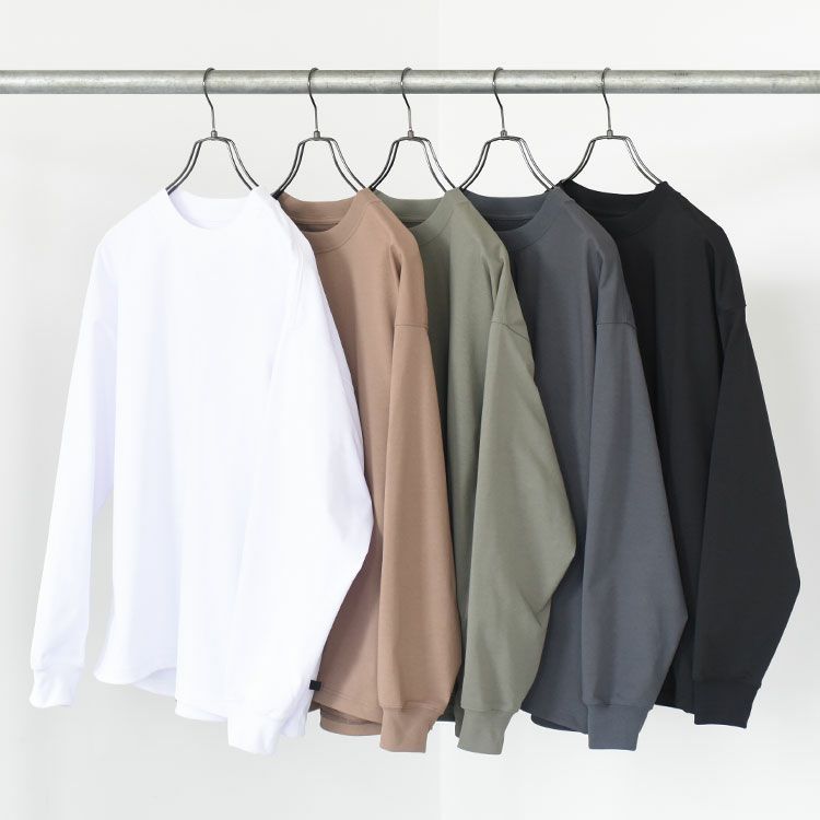 TECH DRAWSTRING L/S TEE テック ドローストリング ロングスリーブシャツ